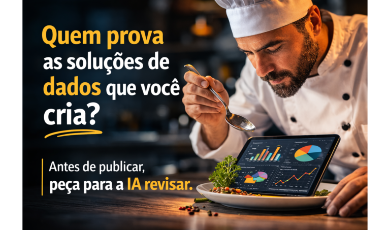 Chef provando dashboard